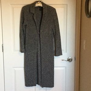 INC long sweater jacket, size S